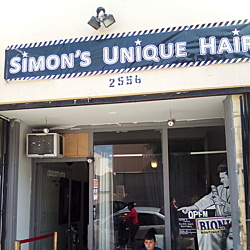 Simon's Unique Hair